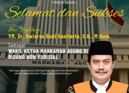 Ucapan Selamat YM. Dr. Dwiarso Budi Santiarto, S.H., M.Hum.